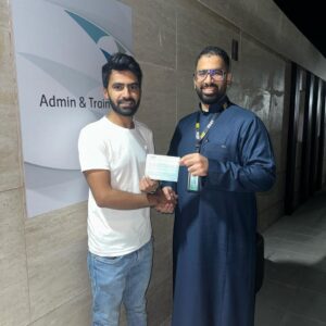 Saud_Al-Aqil Completed Training and Obtained License